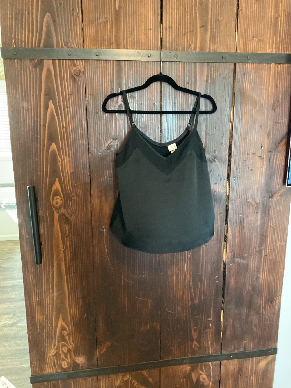 Black sleeveless a new day blouse small